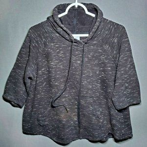 Sunday Women's Crop 3/4 Sleeve Hoodie M